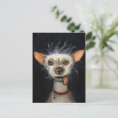 Gewinner des Ugly Dog Contests 2011 Postkarte (Stehend Vorderseite)