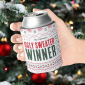 Gewinner des Ugly Sweater Contest Dosenkühler