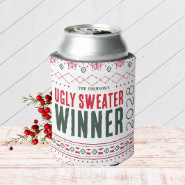 Gewinner des Ugly Sweater Contest Dosenkühler