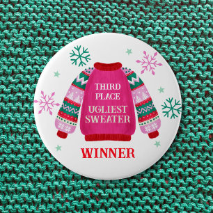 Gewinner des Ugly Sweater Contest Prize Button
