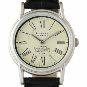 Gewinner des Wettbewerbs "Ladys Tennis" Armbanduhr