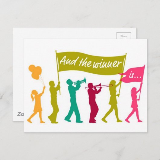 Gewinner des Wettbewerbs Postkarte (Vorne/Hinten)