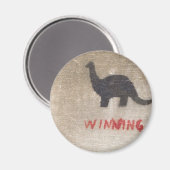Gewinner Dinosaurier Magnet (Vorderseite/Rückseite)