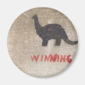 Gewinner Dinosaurier Magnet (Vorne)