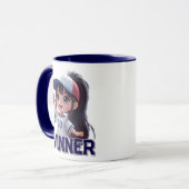 Gewinner Fan Sport Dall Tasse (Vorderseite Links)