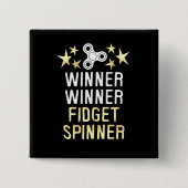 Gewinner Fidget Spinner Button (Vorderseite)