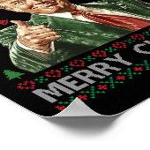 Gewinner Frohe Weihnachten Trump Santa Ugly Swe Poster (Ecke)