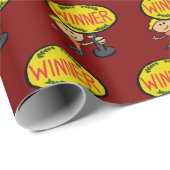 Gewinner Geschenkpapier (Rolleneckpunkt)