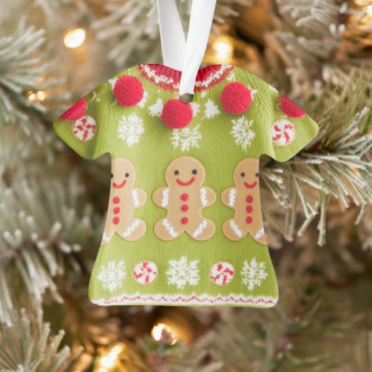GEWINNER! GEWINNER! Geschmackloser Weihnachtspullo Ornament (Baum)