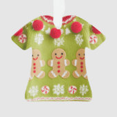 GEWINNER! GEWINNER! Geschmackloser Weihnachtspullo Ornament (Vorderseite)