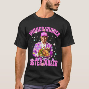 Gewinner Gewinner Ostermahlzeit T Keule, retro, vi T-Shirt