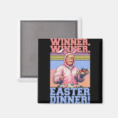 Gewinner Gewinner Ostern Abendessen Lustige Trump Magnet (Vorderseite/Rückseite)