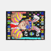Gewinner Gewinner Ostern Abendessen Ostern Trump L Fleecedecke (Vorderseite (Horizontal))