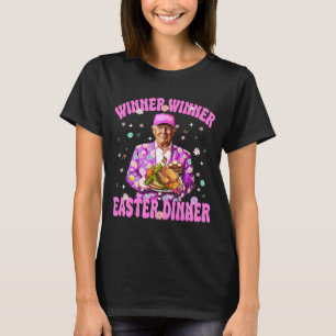 Gewinner Gewinner Ostern Abendessen T rumpf, retro T-Shirt