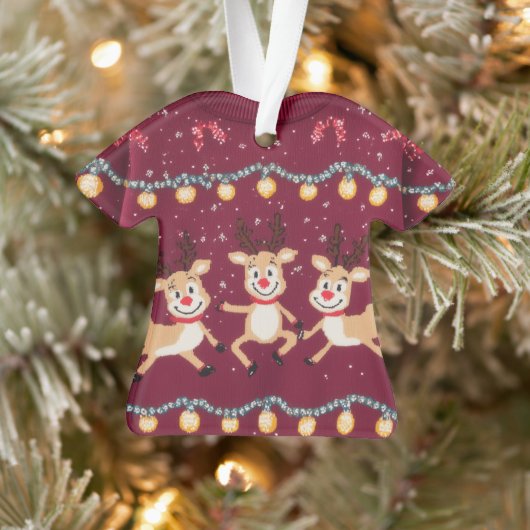 GEWINNER! GEWINNER! Tacky-Weihnachtspullover-Wettb Ornament (Baum)