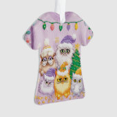 GEWINNER! GEWINNER! Tacky-Weihnachtspullover-Wettb Ornament (Vorderseite)