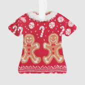 GEWINNER! GEWINNER! Tacky-Weihnachtspullover-Wettb Ornament (Vorderseite)