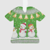 GEWINNER! GEWINNER! Tacky-Weihnachtspullover-Wettb Ornament (Vorderseite)