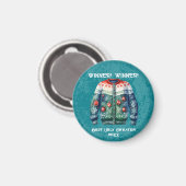 GEWINNER! GEWINNER! Ugly Sweater Contest Magnet (Vorderseite/Rückseite)