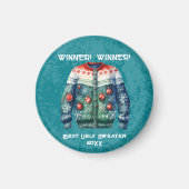 GEWINNER! GEWINNER! Ugly Sweater Contest Magnet (Vorne)
