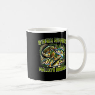 Gewinner Gewinner Walleye Abendessen Lustiger Wall Kaffeetasse