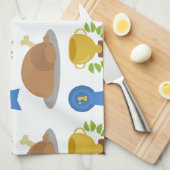 Gewinner Hühnchen-Abendessen Muster Handtuch (Viertel Falte)