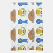 Gewinner Hühnchen-Abendessen Muster Handtuch (Vertikal)