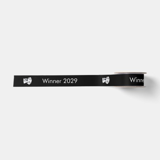 Gewinner Hundeshow Geschenkverpackung Satinband (Vorderseite)