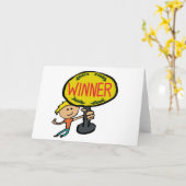 Gewinner Karte (Gelbe Blume)