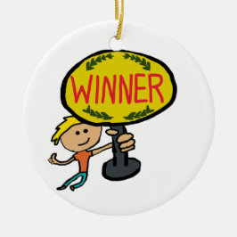Gewinner Keramik Ornament
