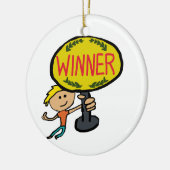 Gewinner Keramik Ornament (Links)