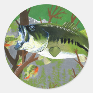 Gewinner-Kunstwerk von B. King, Grad 7 Runder Aufkleber