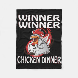 Gewinner Loser Video Game Chicken Dinner Game Play Fleecedecke