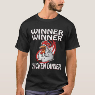 Gewinner Loser Video Game Chicken Dinner Game Play T-Shirt
