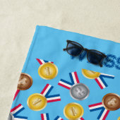 Gewinner Medaillen Personalisiert Swim Team Strandtuch (Beispiel)