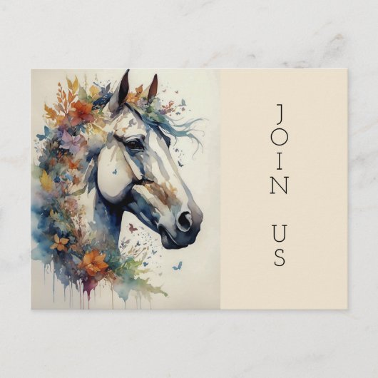 GEWINNER MIT BLUME EINLADEN POSTKARTE (Vorderseite)