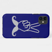 Gewinner Mustache benutzerdefinierte Farbe iPhone Case-Mate iPhone Hülle (Rückseite (Horizontal))