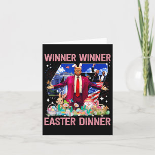 Gewinner Osteressen Trump Bunny Hunt Eggs Happy E Karte