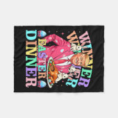 Gewinner Osterfest Trump Ostern Fleecedecke (Vorderseite (Horizontal))