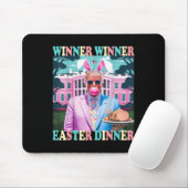 Gewinner Ostern Abendessen Präsident Trump glückli Mousepad (Mit Mouse)