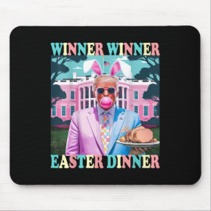 Gewinner Ostern Abendessen Präsident Trump glückli Mousepad