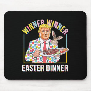 Gewinner Ostern Abendessen Präsident Trump glückli Mousepad