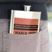 Gewinner-Preisflasche Hoops Bracket Challenge Flachmann (Beispiel)