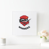 Gewinner Quadratische Wanduhr (Zuhause)