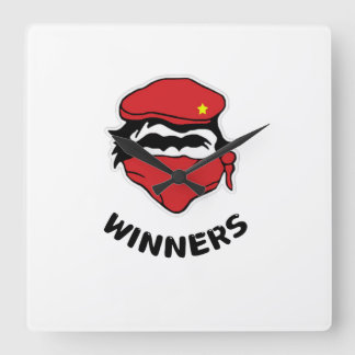 Gewinner Quadratische Wanduhr