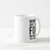 Gewinner schaffen Motivation - Erfolgsschleife Kaffeetasse (VorderseiteRechts)