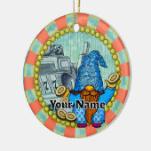 Gewinner-Slotgnome Keramik Ornament (Links)