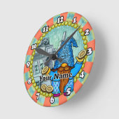 Gewinner-Slotgnome Runde Wanduhr (Winkel)