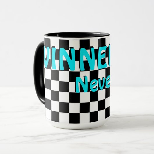 " Gewinner " Tasse (Vorderseite Links)