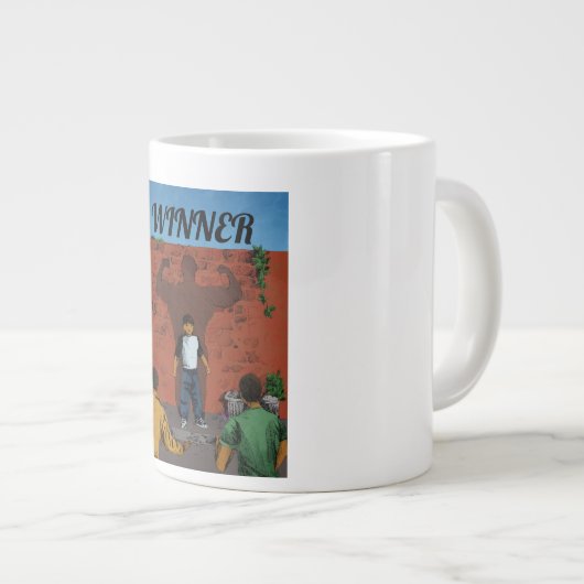 Gewinner-Tasse Jumbo-Tasse (Vorderseite Rechts)